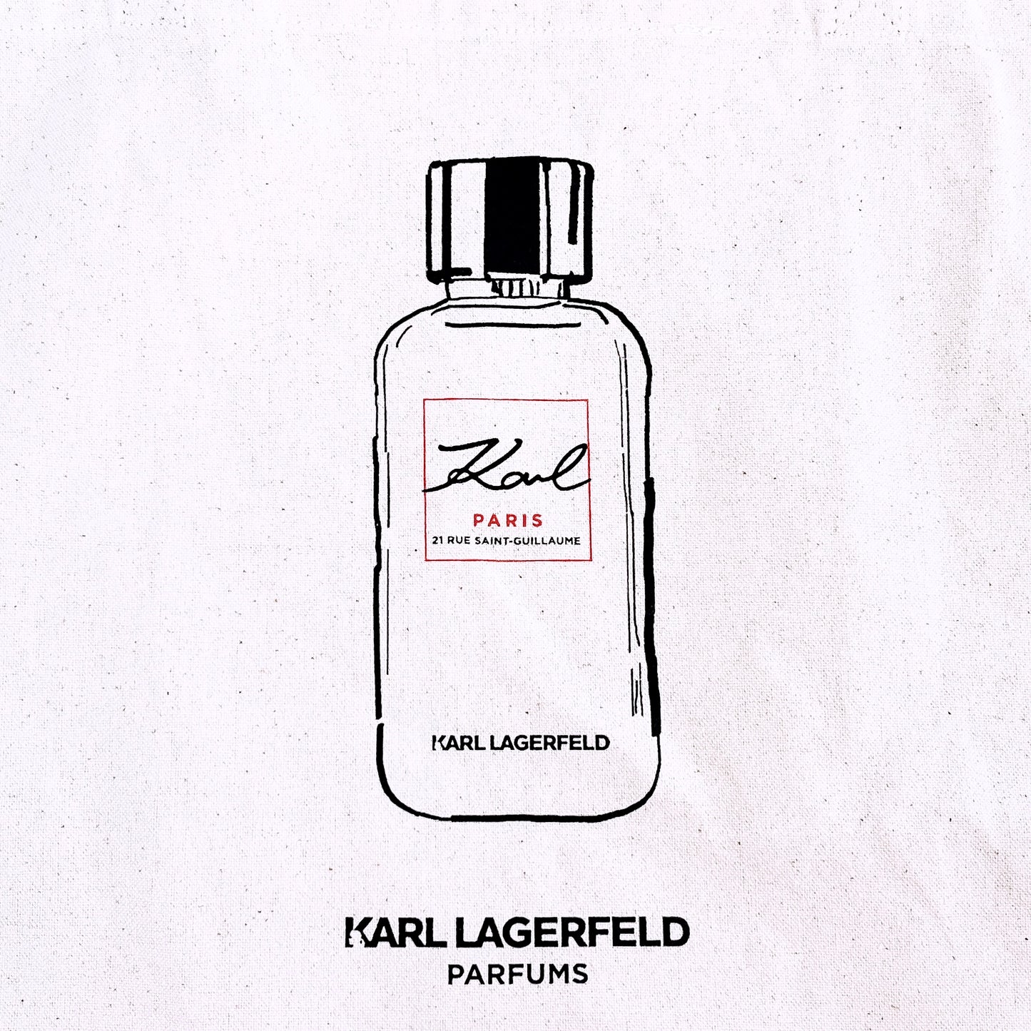 Karllagerfeld Parfum Canvas Tote