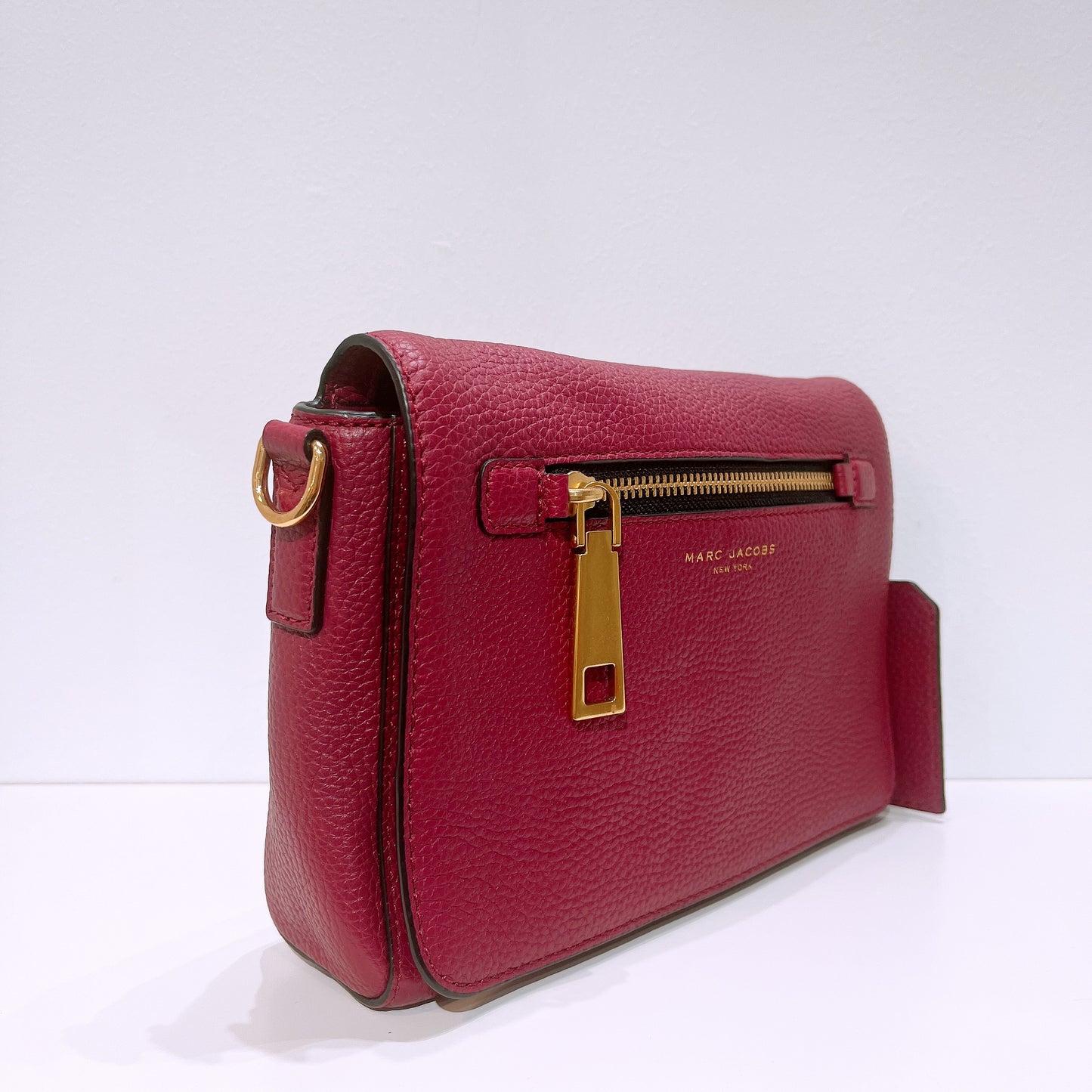 Marc Jacobs Merlot Leather Gotham Shoulder Bag