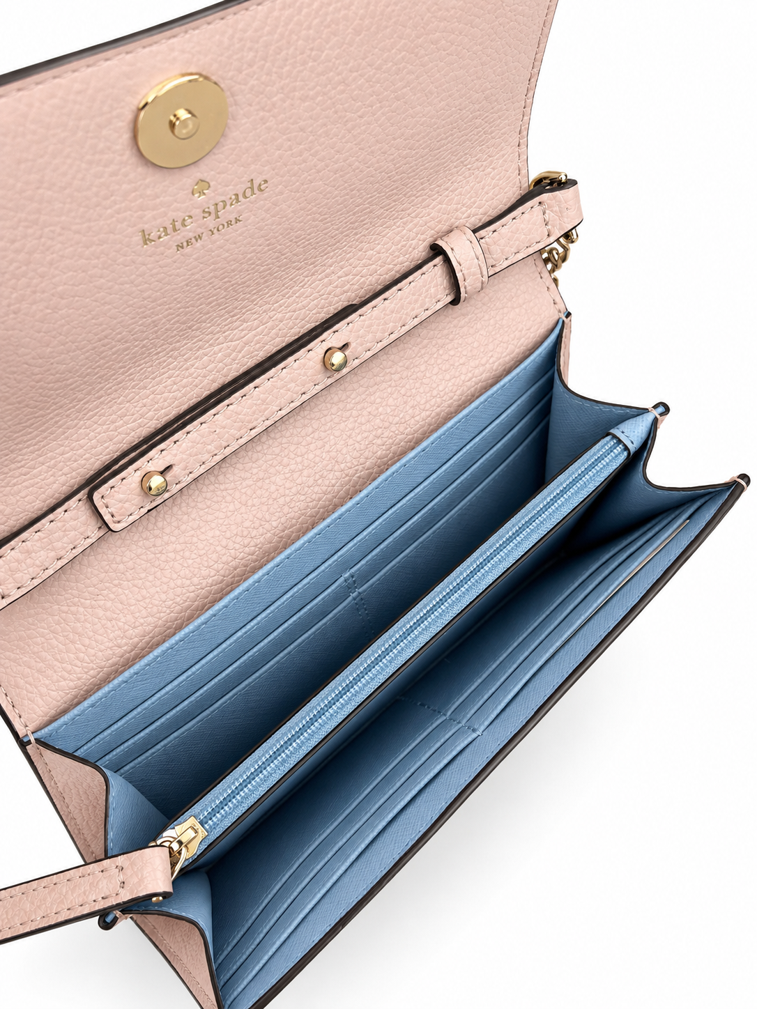 Kate Spade Eva Embroidered Wallet on a Chain