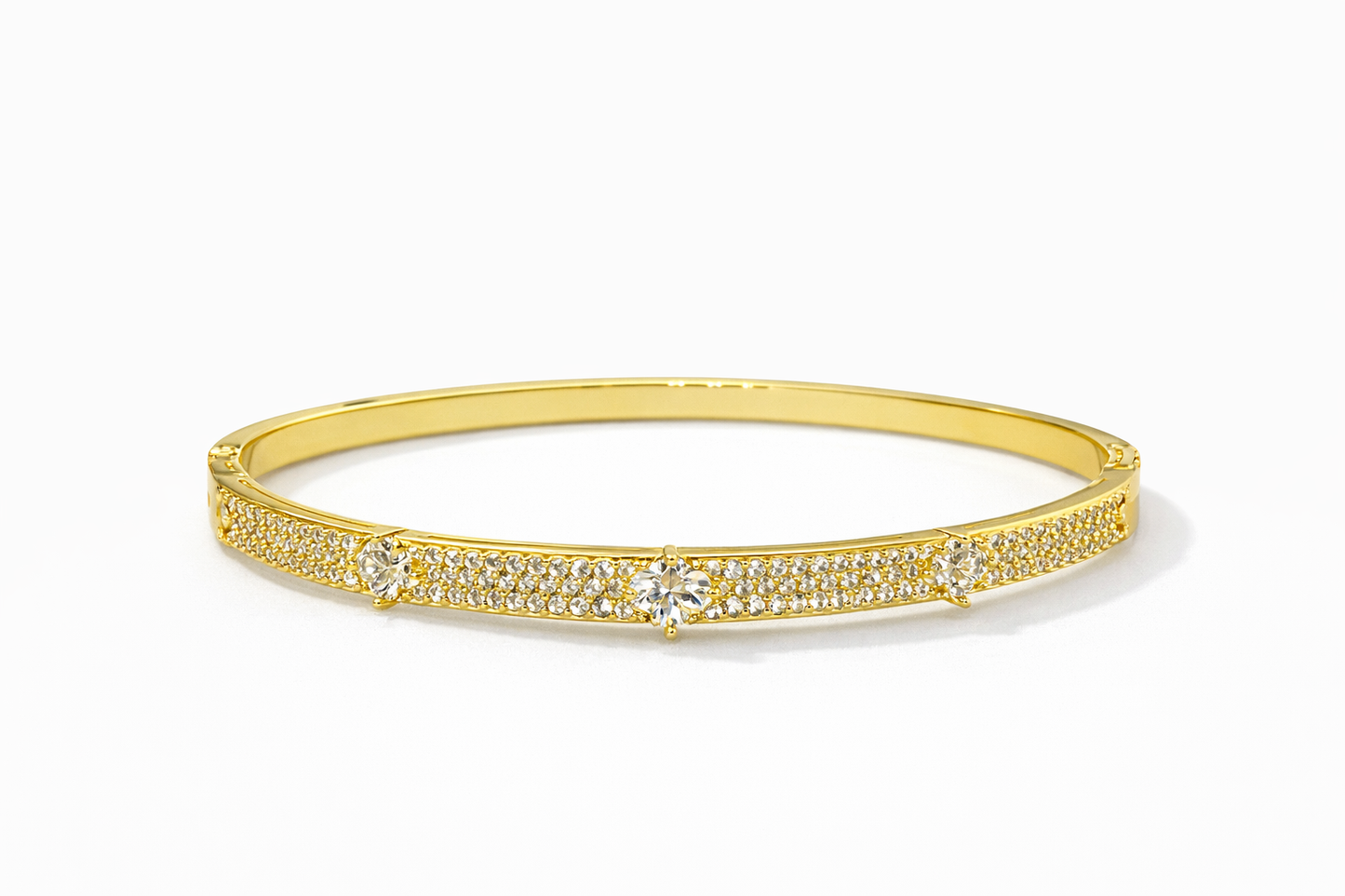 Pavé Diamond Bangle Bracelet