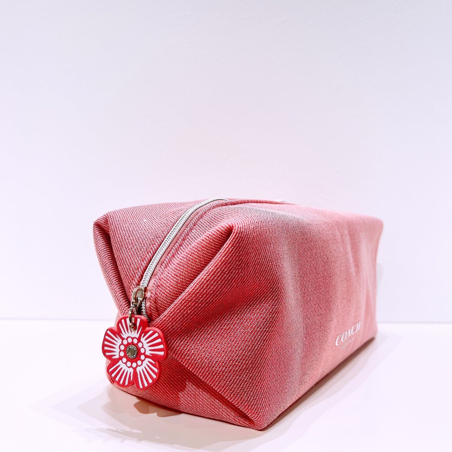 Coach Fragrance Pink Shimmer Cosmetic Bag