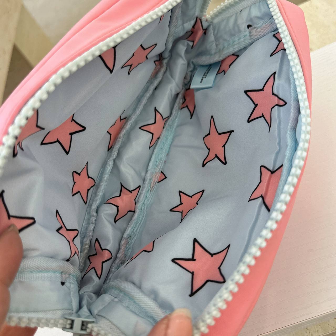 Marc Jacobs pink cosmetic bag
