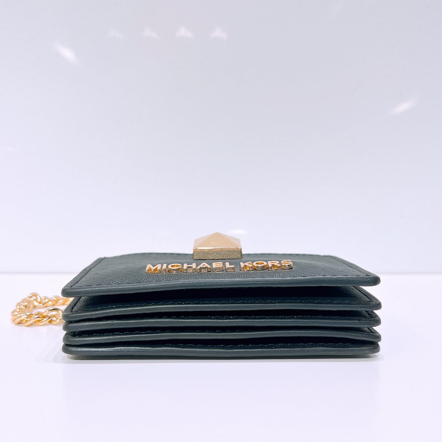 Michael Kors KARLA Accordion Card Case Black