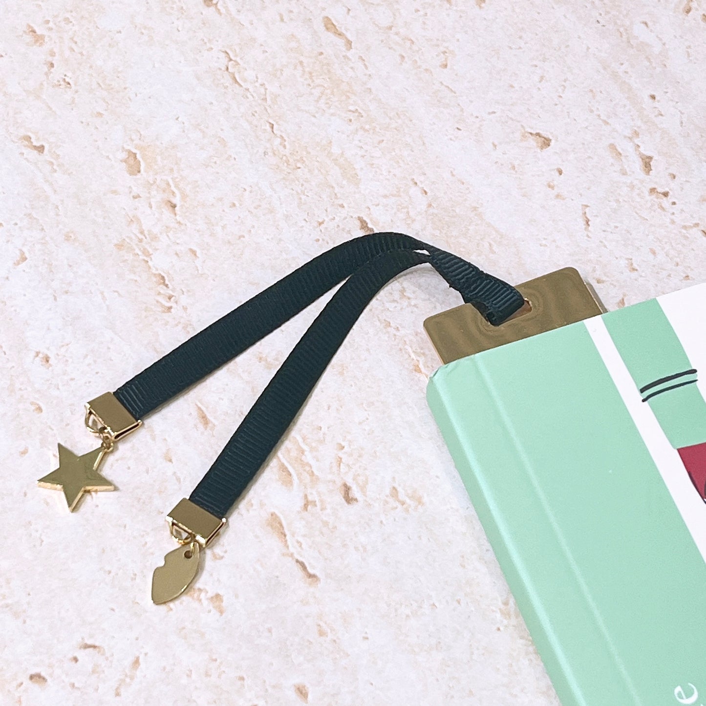 YSL Yves Saint Laurent Beaute Gold Lip Bookmark Novelty