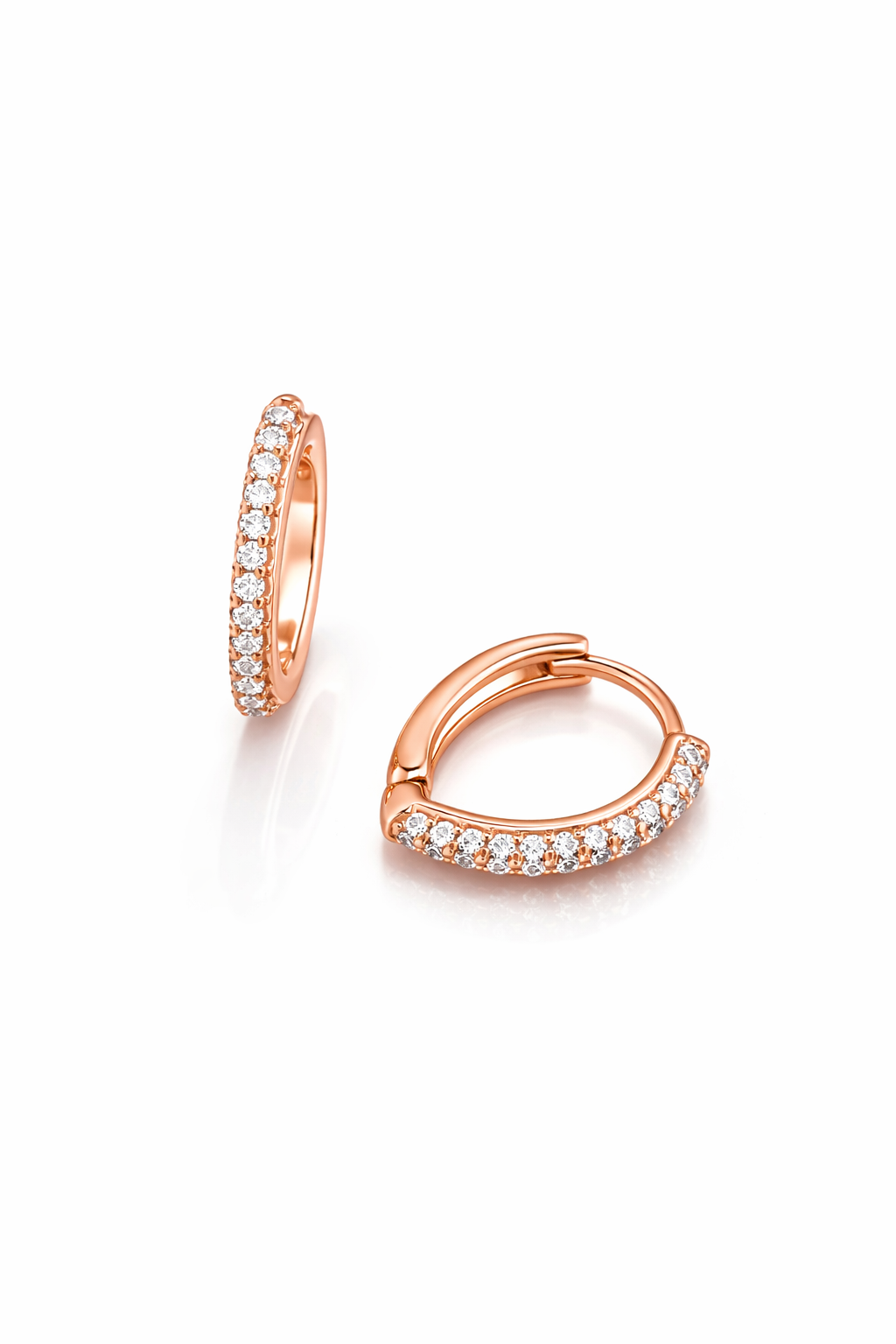 huggie hoop earrings