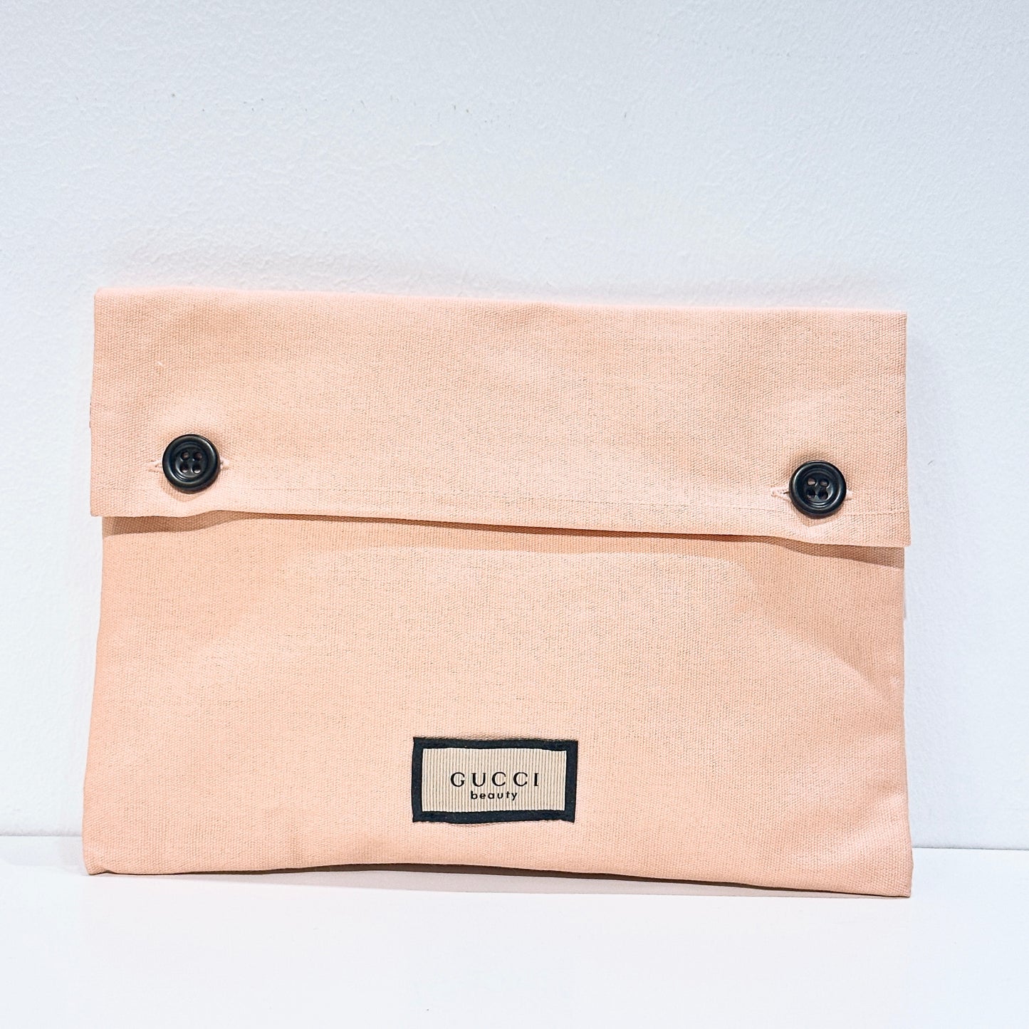 Gucci Beauty pink cosmetic bag