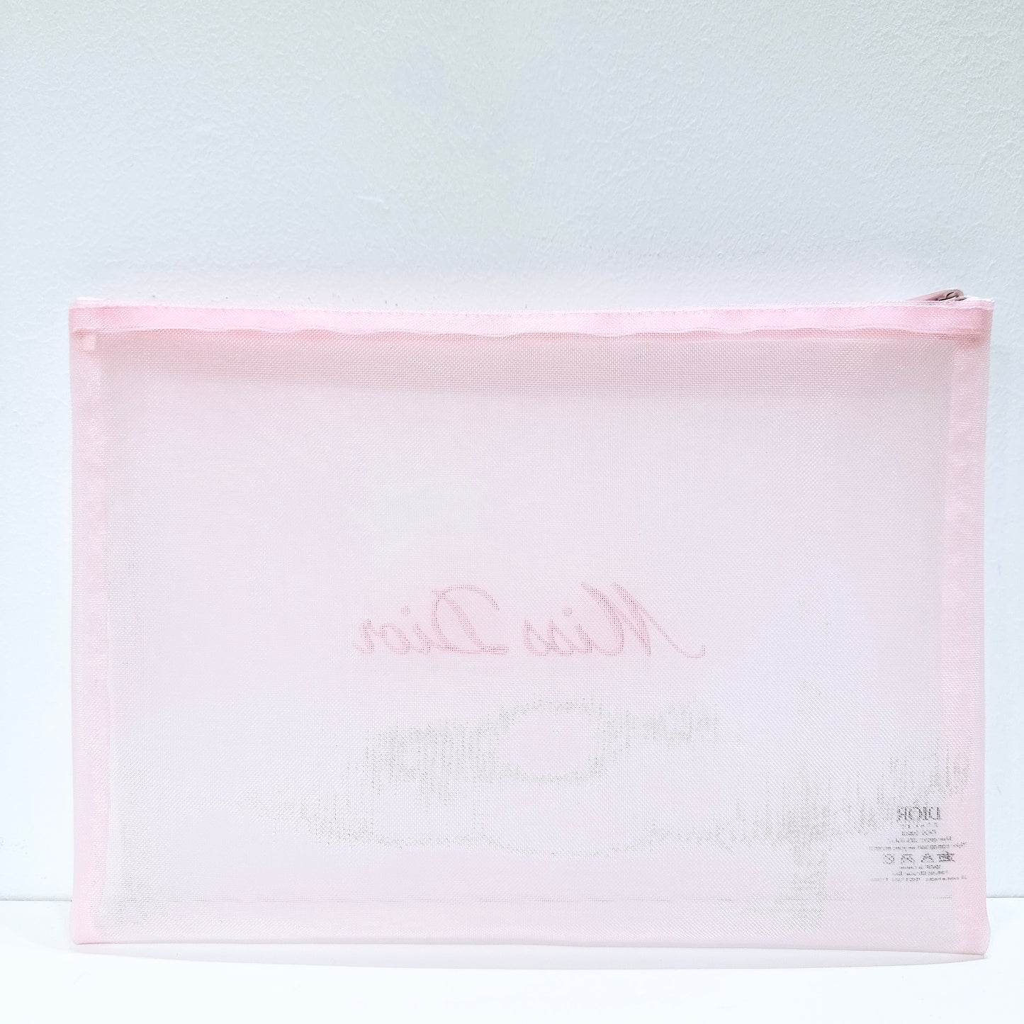 Dior beauty mesh pink pouch gift