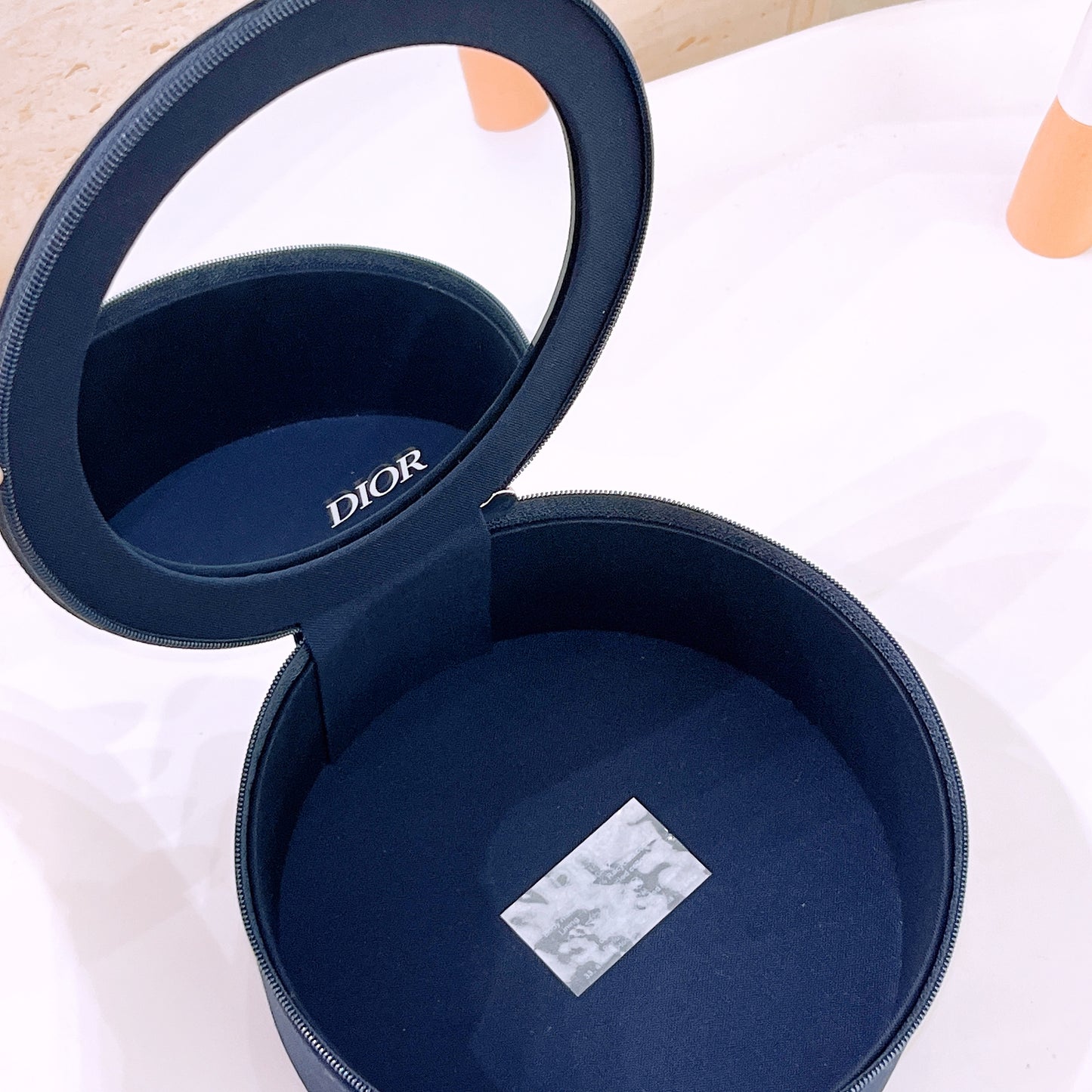 Dior Vanity Pouch with inner mirror Navy