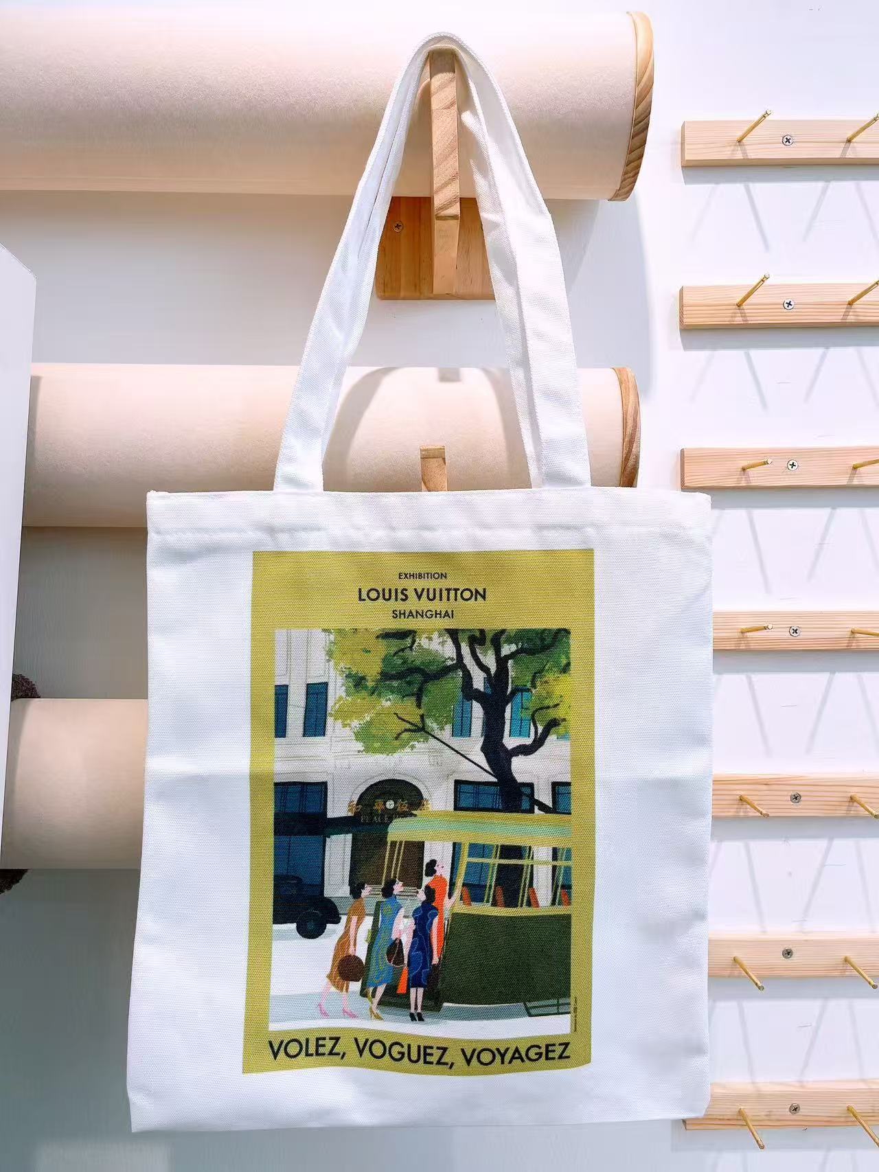 Louis Vuitton Volez Voguez Voyagez Shanghai Exhibition Tote