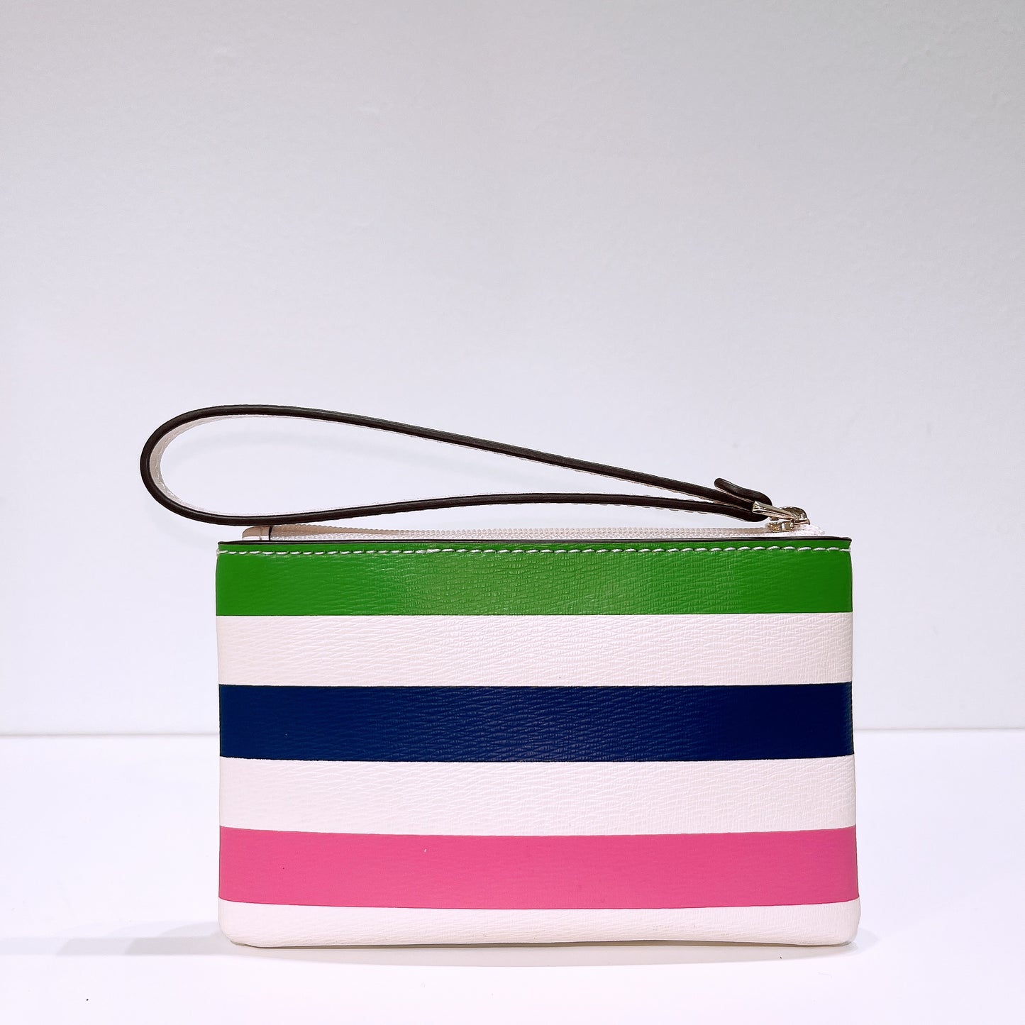 Kate Spade Multi Jubilee Stripe Zip Top Pouch