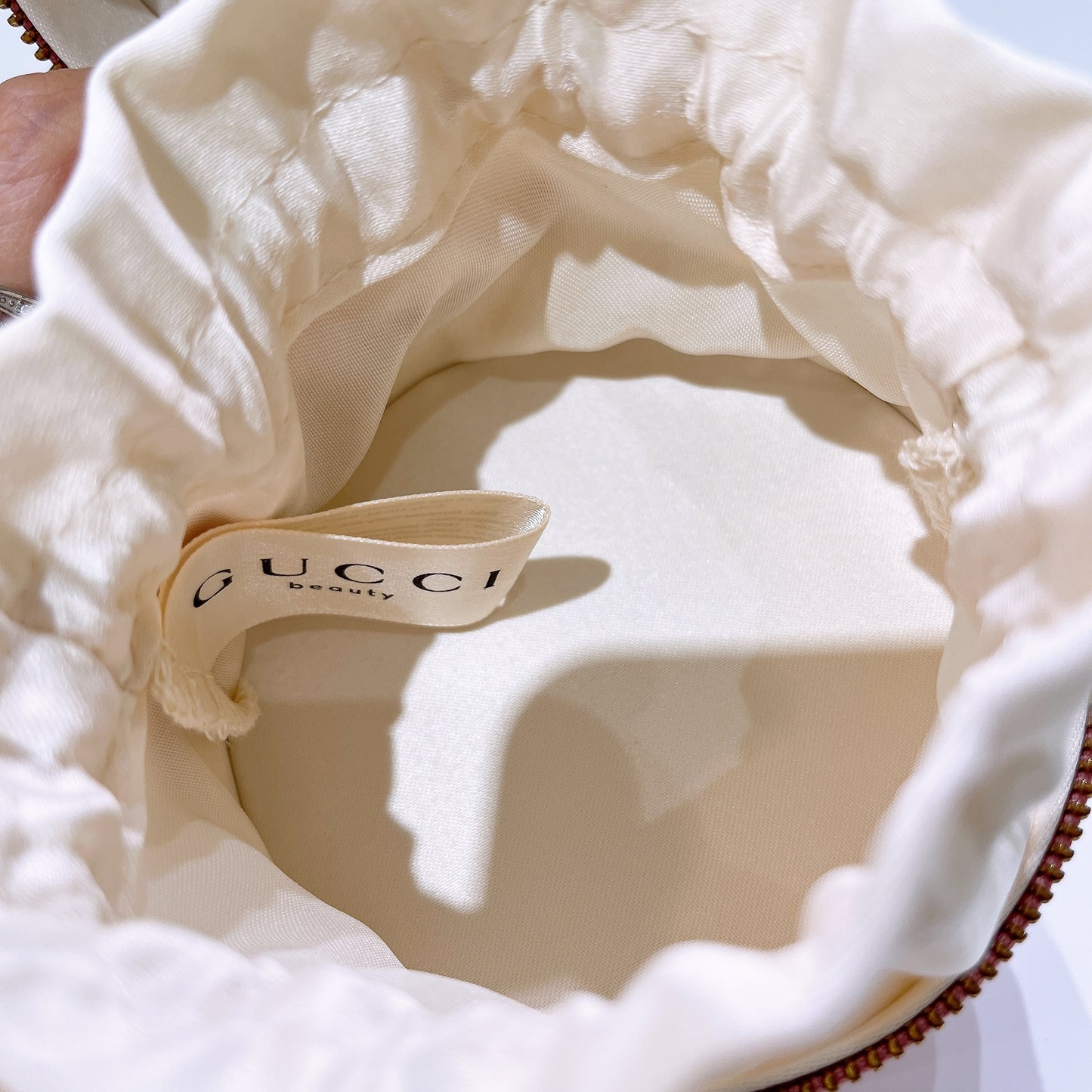 Gucci Beuate Jewellery Box with Zip Closure
