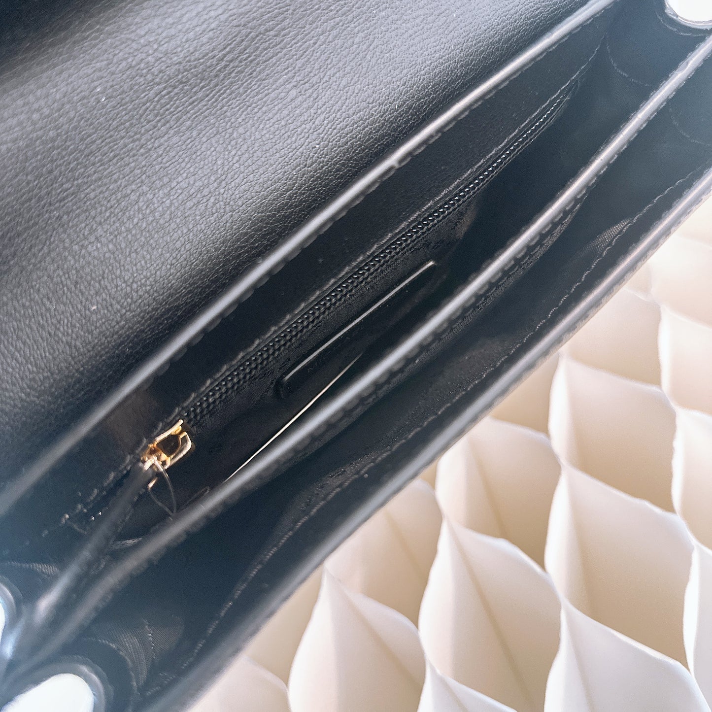 Michael Kors Istanbul Black and Gold Bag