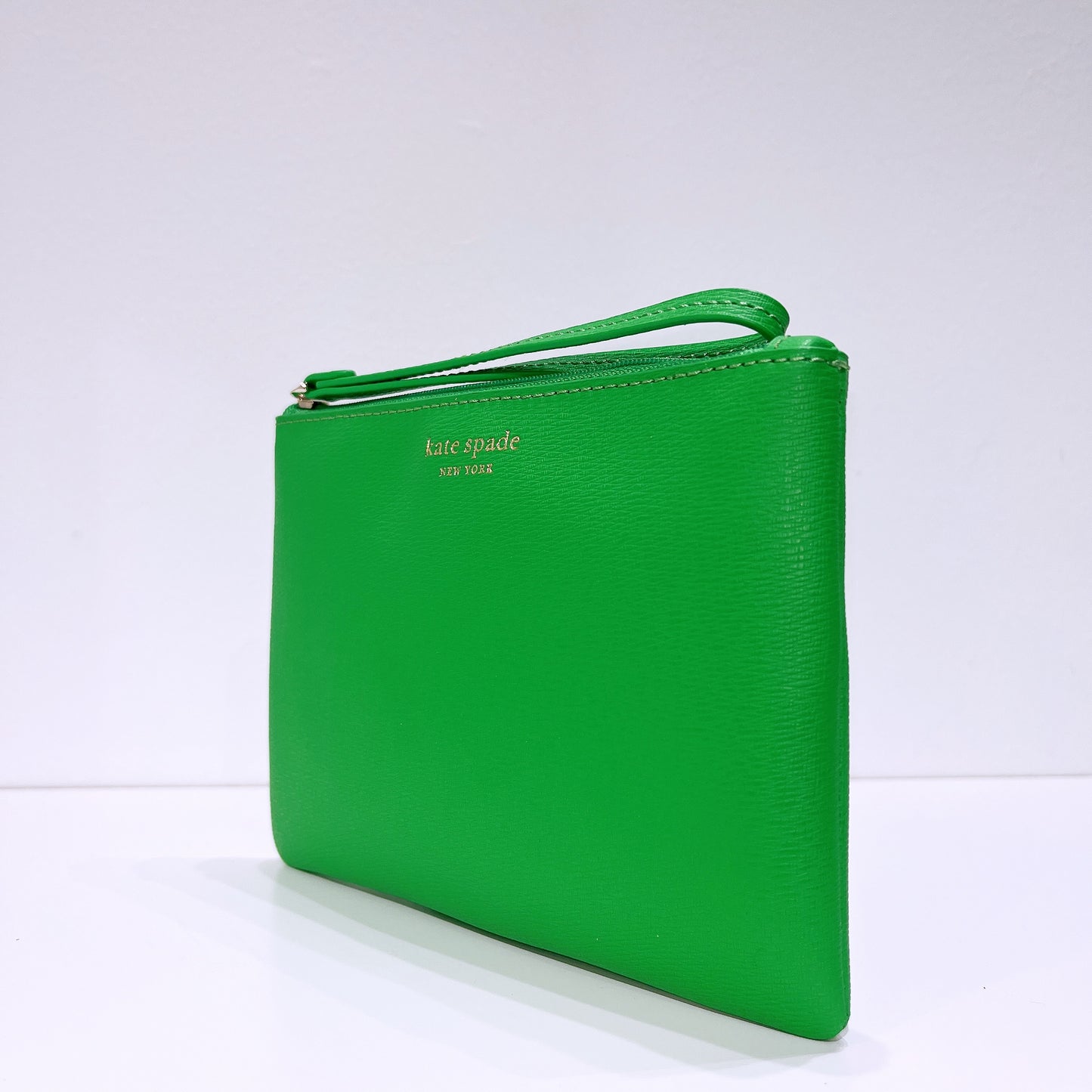 Kate Spade Fresh Green Large Pouch Wristlet