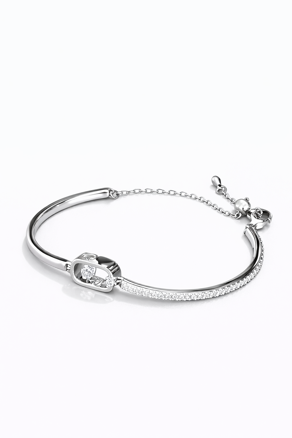 Geometric zircon Bracelet