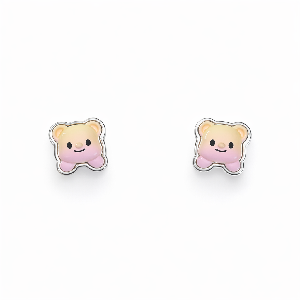 Cute teddy bear modelling Earrings