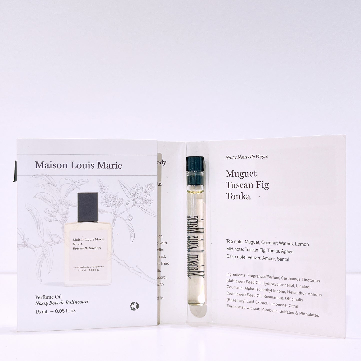 No.04 Bois de Balincourt Maison Louis Marie for women and men 1.5ml Perfume oil