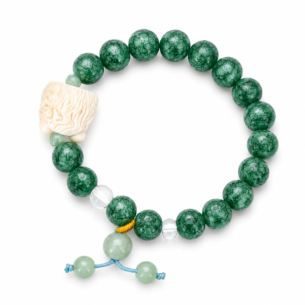 Emerald Guardian Lion Bracelet
