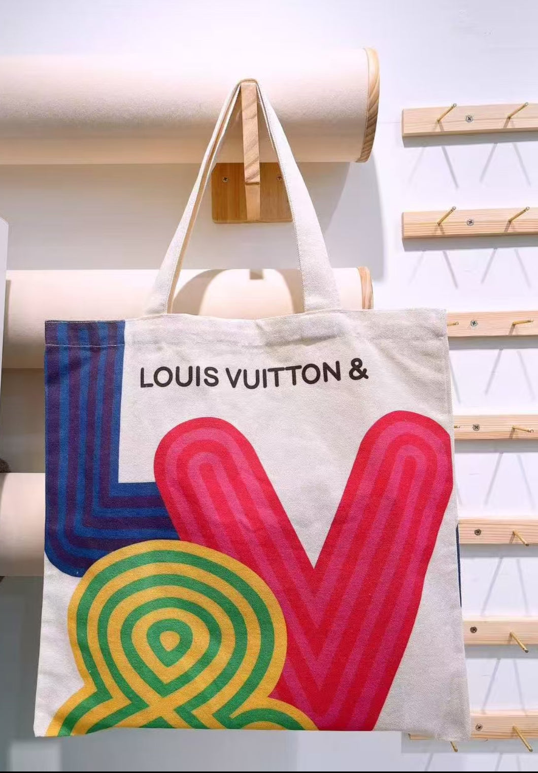 Louis Vuitton Limited Edition Exhibition Canvas Tote
