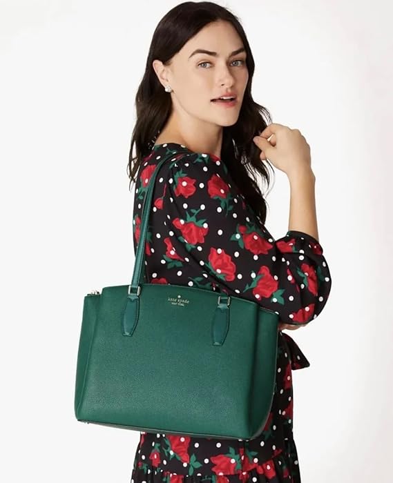 Kate Spade Monet Large Leather Triple Compartment Tote