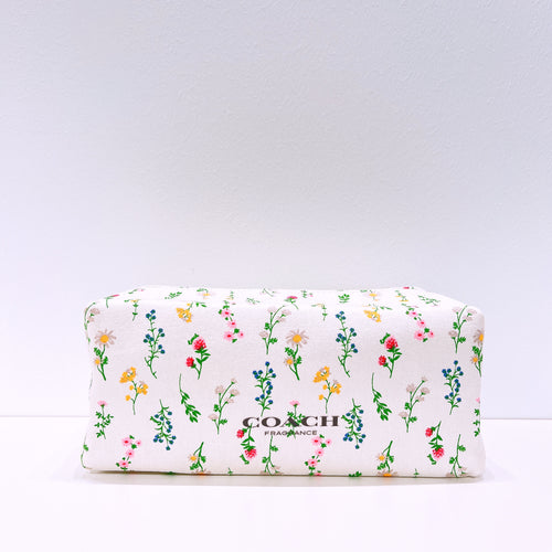 Coach Fragrance Floral Cosmetics Bag