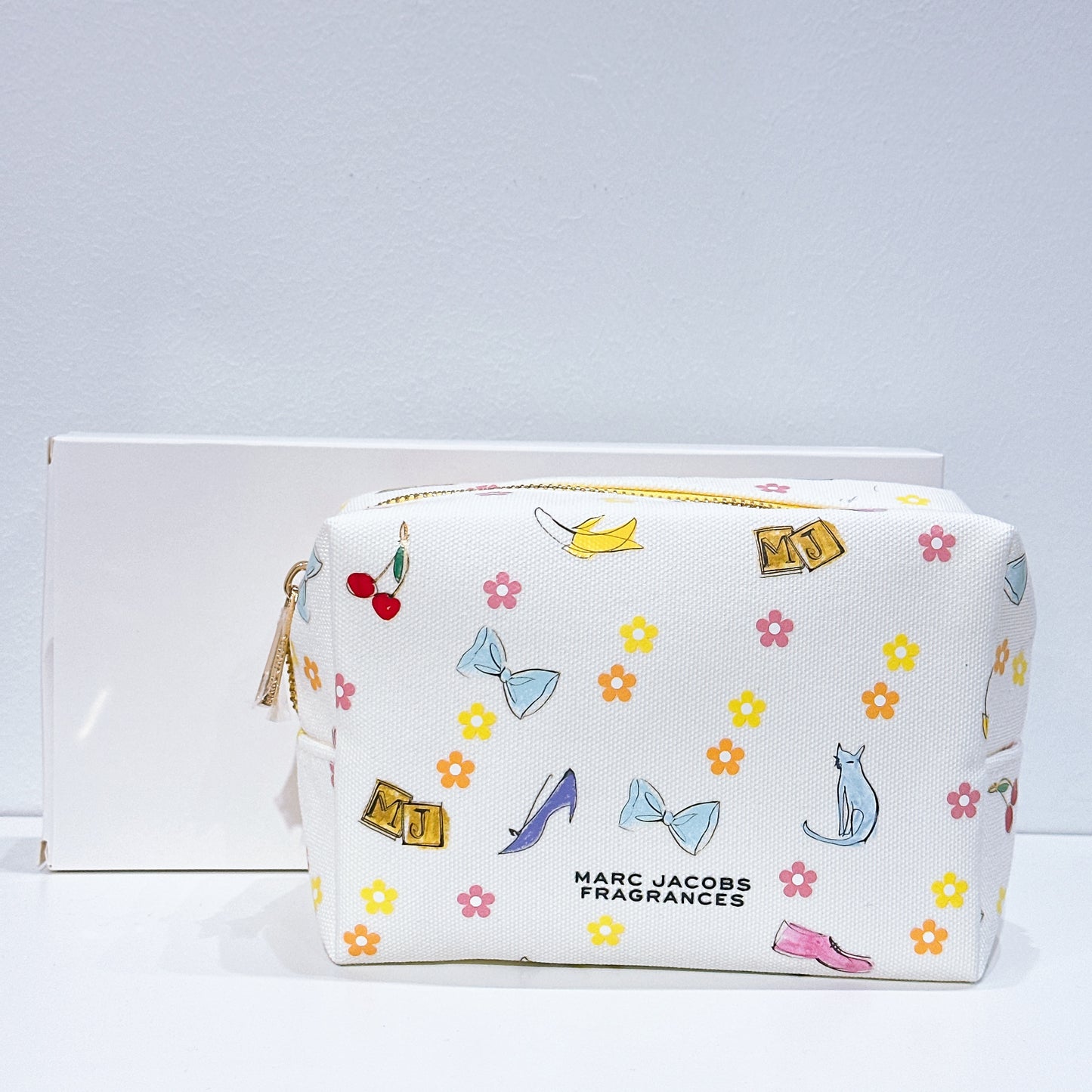 Marc Jacobs printed cosmetic bag
