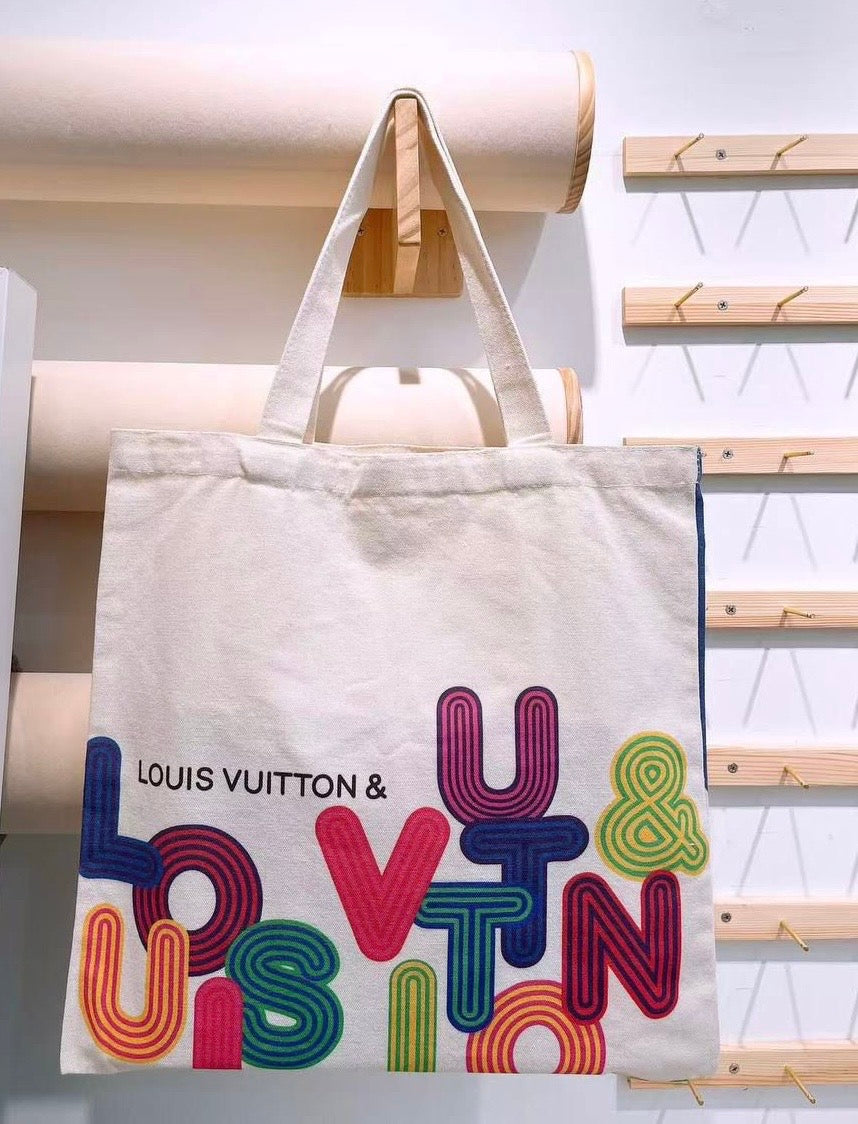 Louis Vuitton Limited Edition Exhibition Canvas Tote