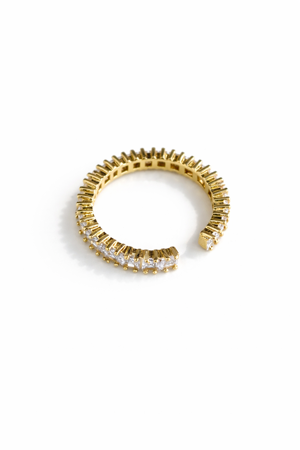 Cubic Zirconia Open Ring
