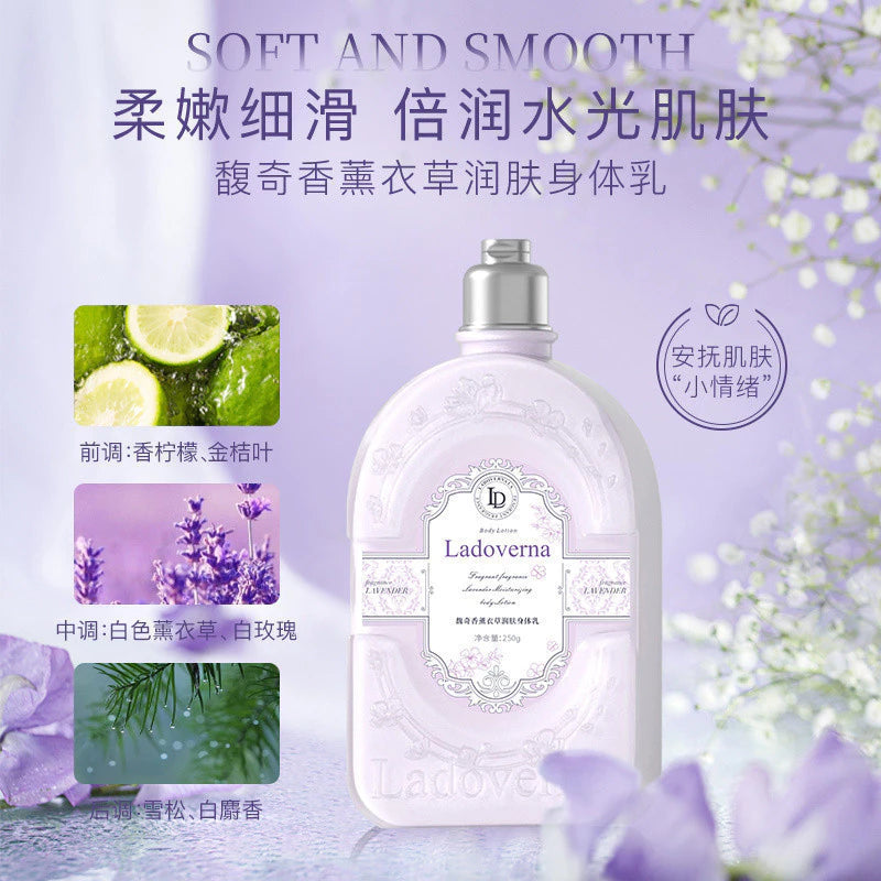 Ladoverna Fragrant Fragrance Lavender Moisturizing Body Lotion 250g
