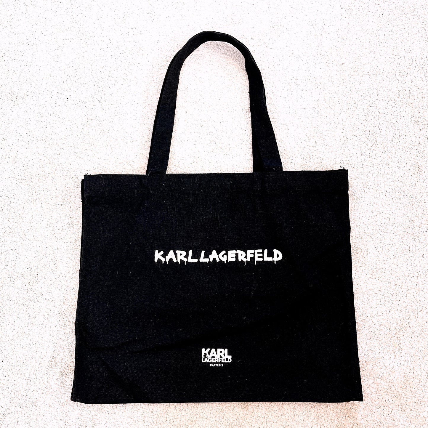 Karllagerfeld Parfums Black Canvas Tote