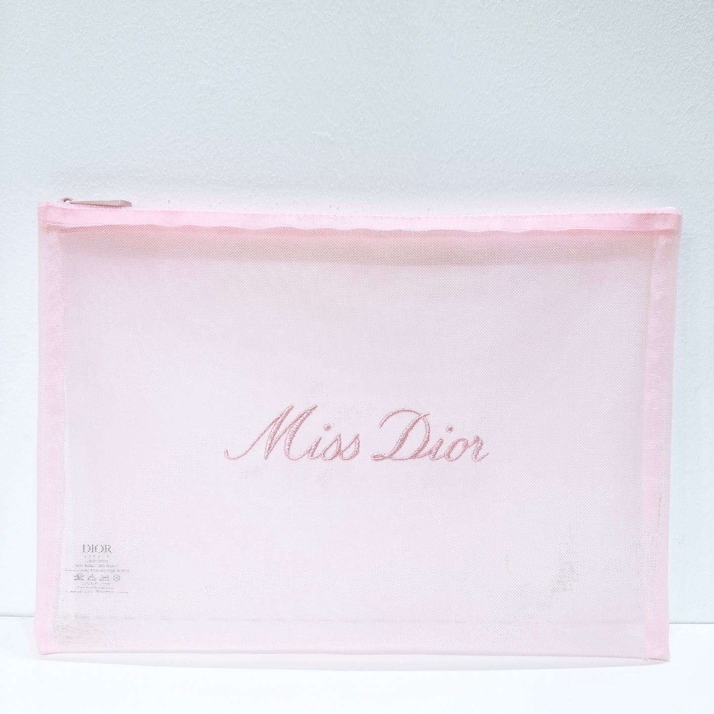 Dior beauty mesh pink pouch gift