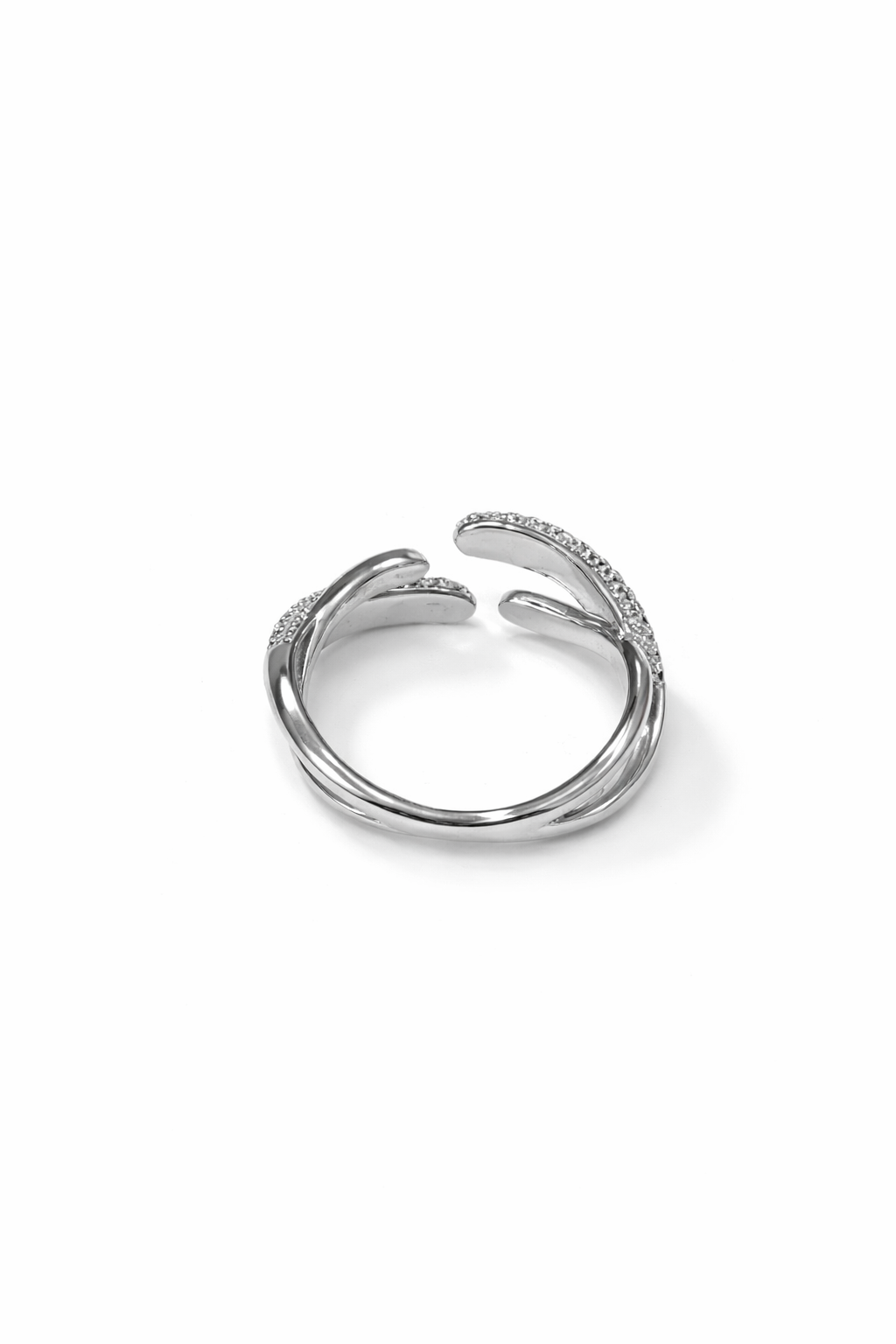 Diamond Open Cuff Ring
