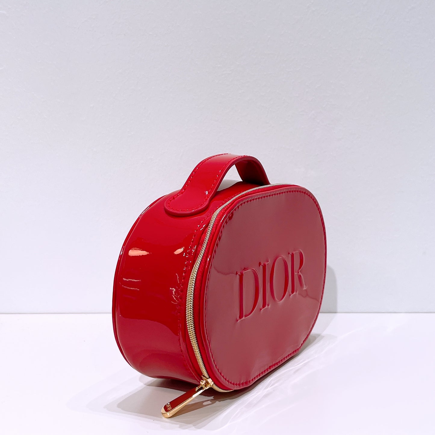 Dior Limited Edition Patent Leather Red Vanity Case