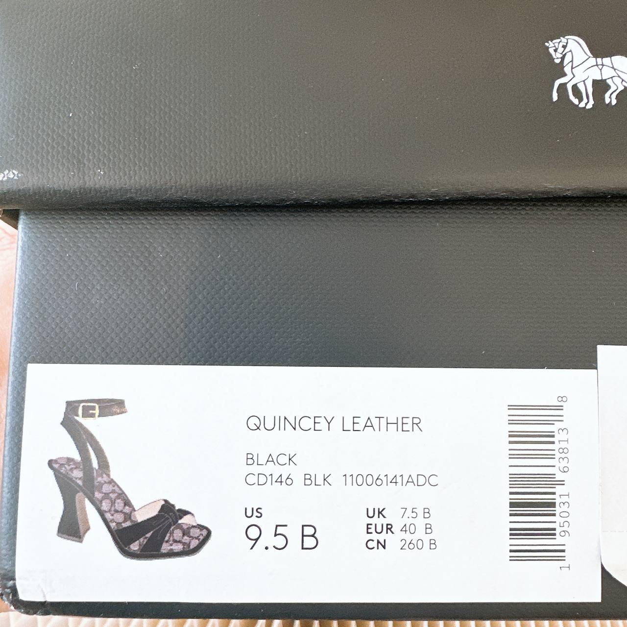 Coach Signature Black Sandals π