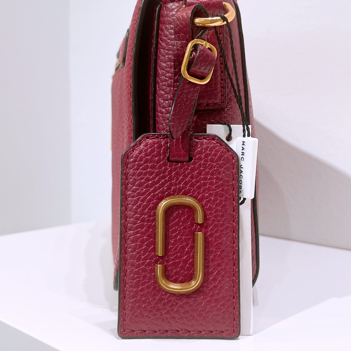 Marc Jacobs Merlot Leather Gotham Shoulder Bag