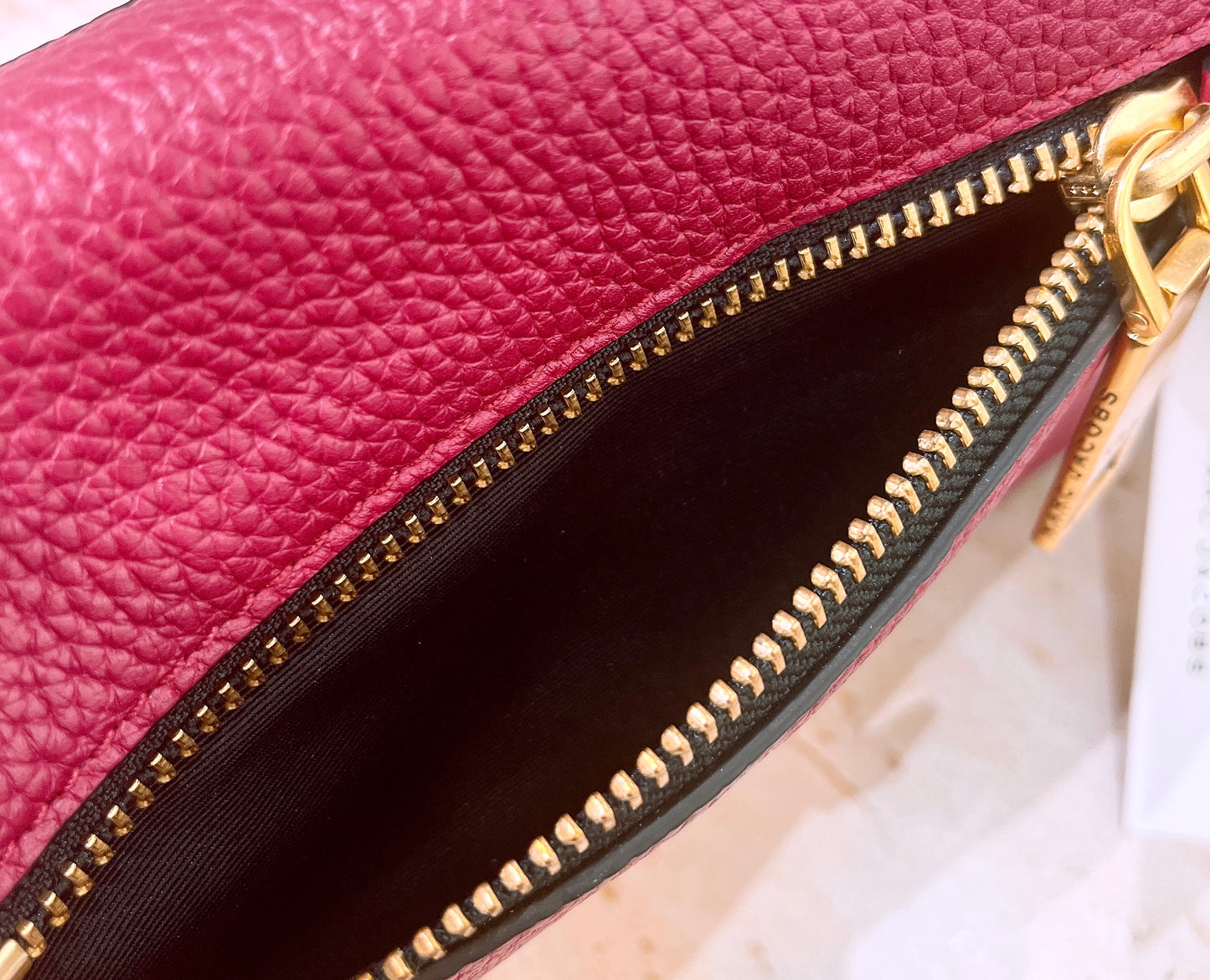 Marc Jacobs Merlot Leather Gotham Shoulder Bag