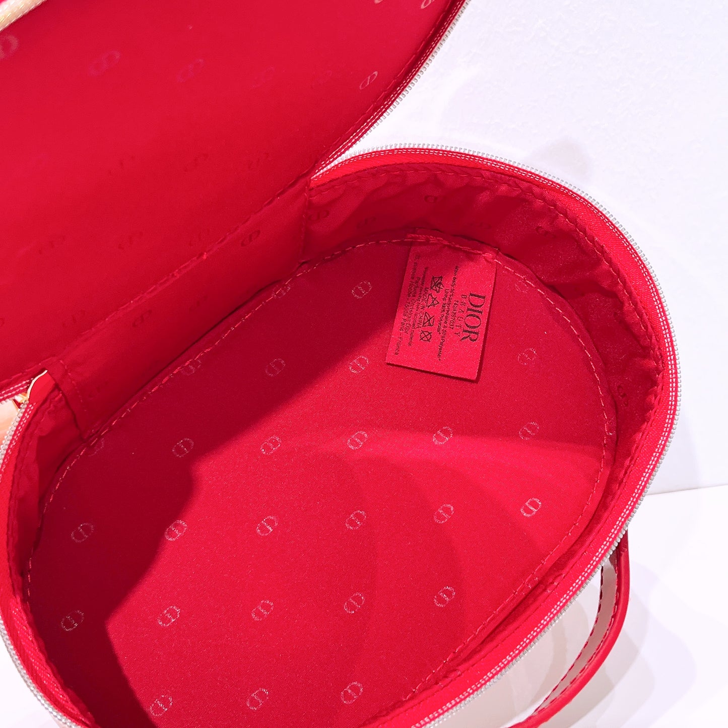Dior Limited Edition Patent Leather Red Vanity Case