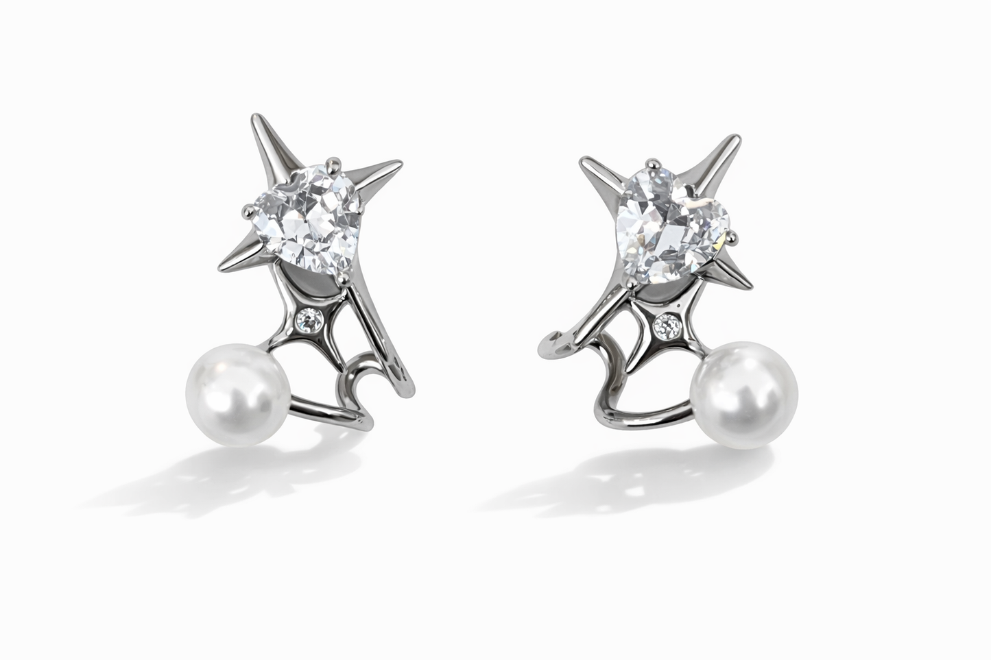 Star Pearl Earrings