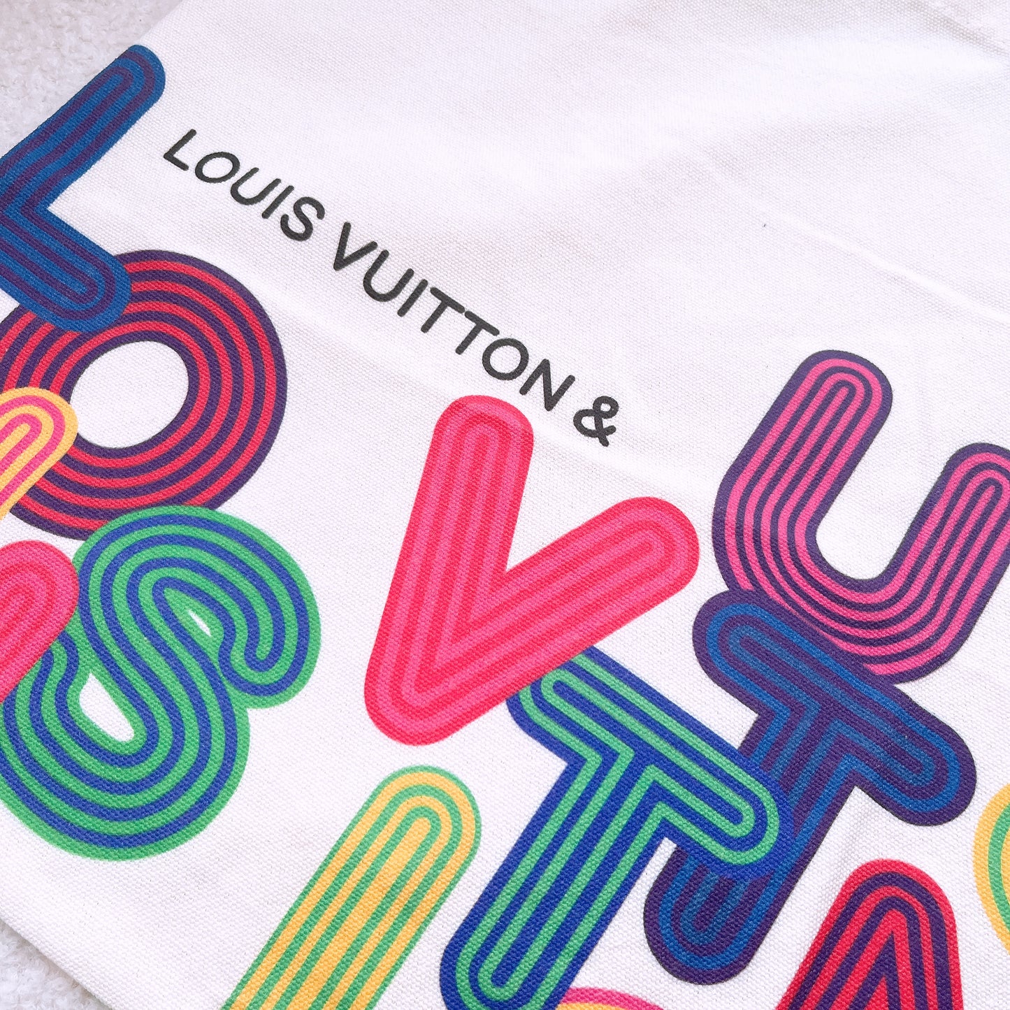 Louis Vuitton Limited Edition Exhibition Canvas Tote