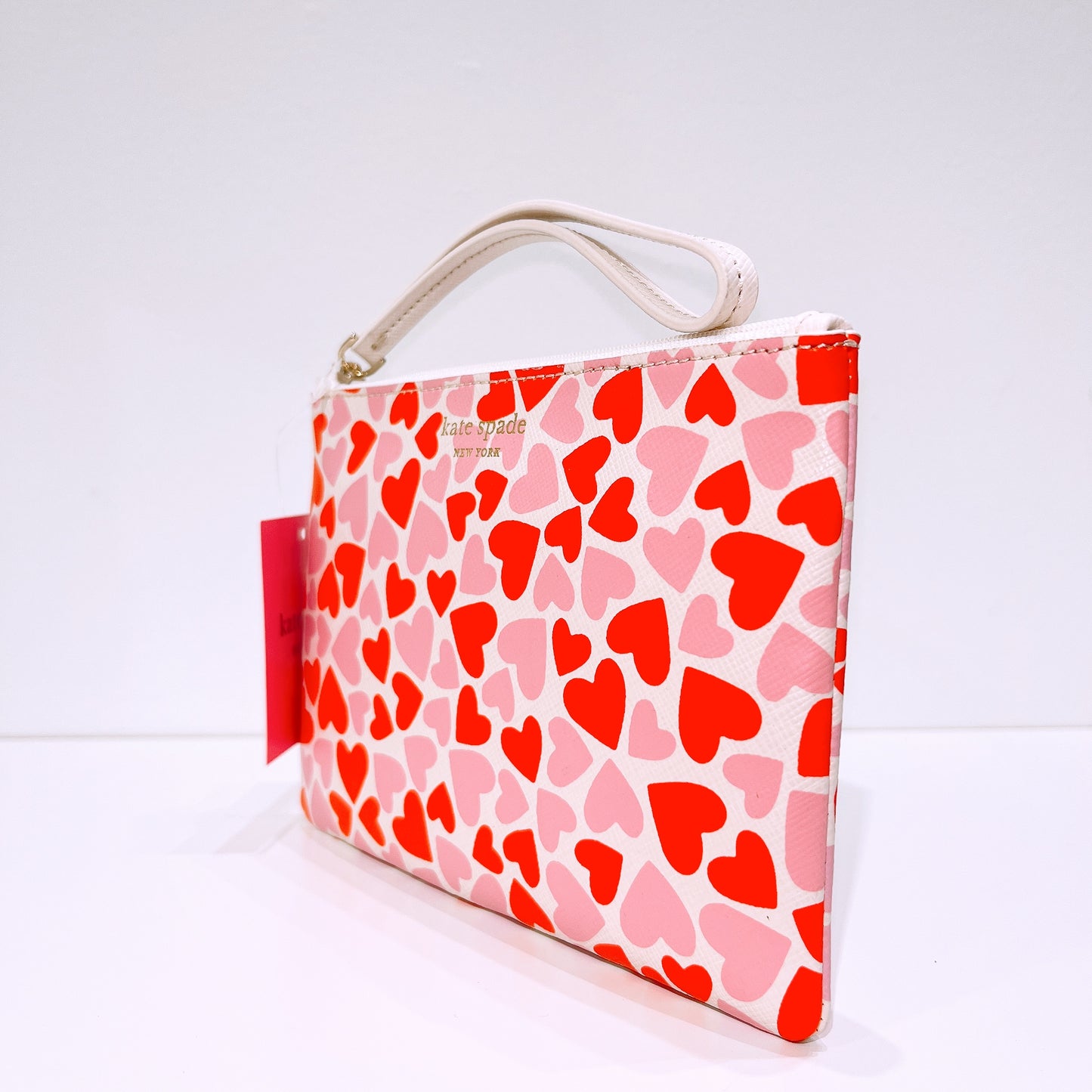 Kate Spade Heart Shape Large Pouch Wristlet