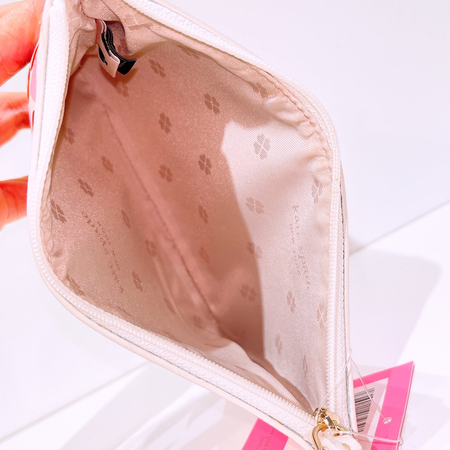 Kate Spade Heart Shape Large Pouch Wristlet