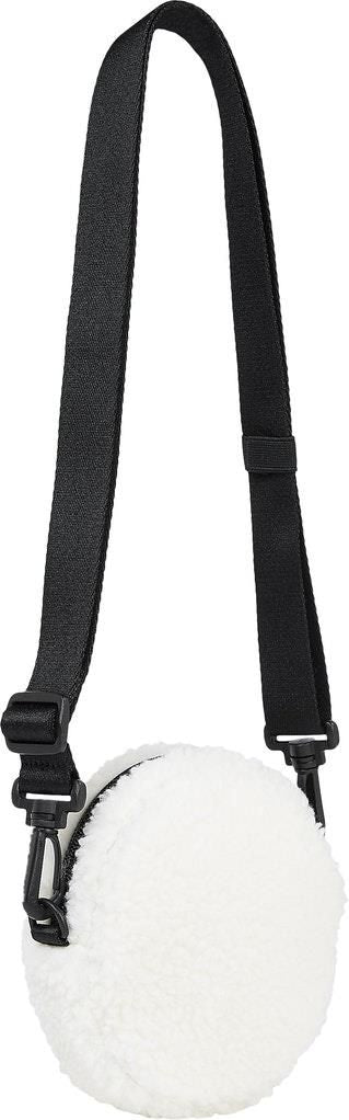 Tommy Jeans small imitation lambskin embroidery LOGO round cross-body bag