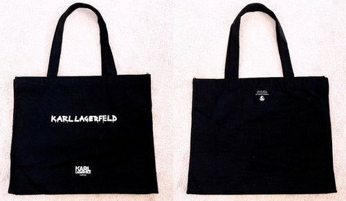 Karllagerfeld Parfums Black Canvas Tote