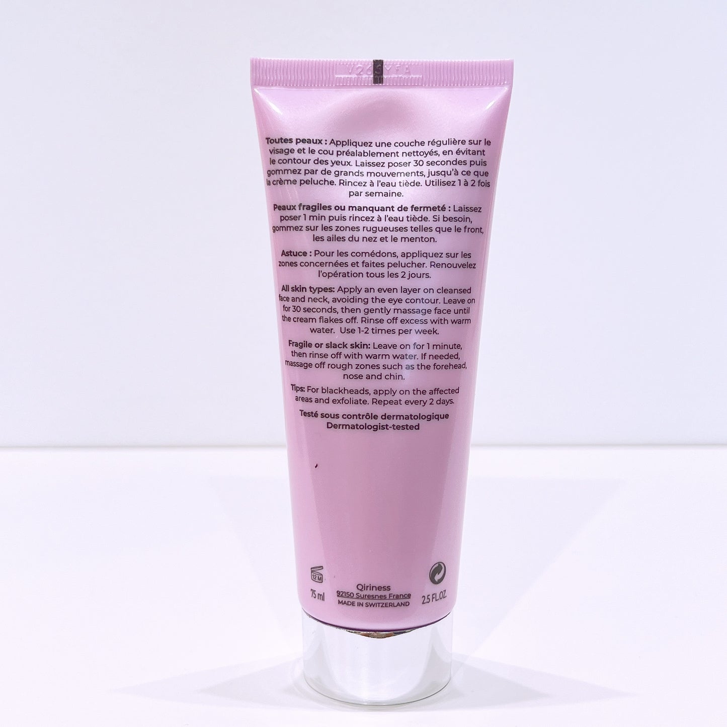 QIRINESS LE WRAP EXFOLYS Radiant Enzymatic Buffing Cream 75ml