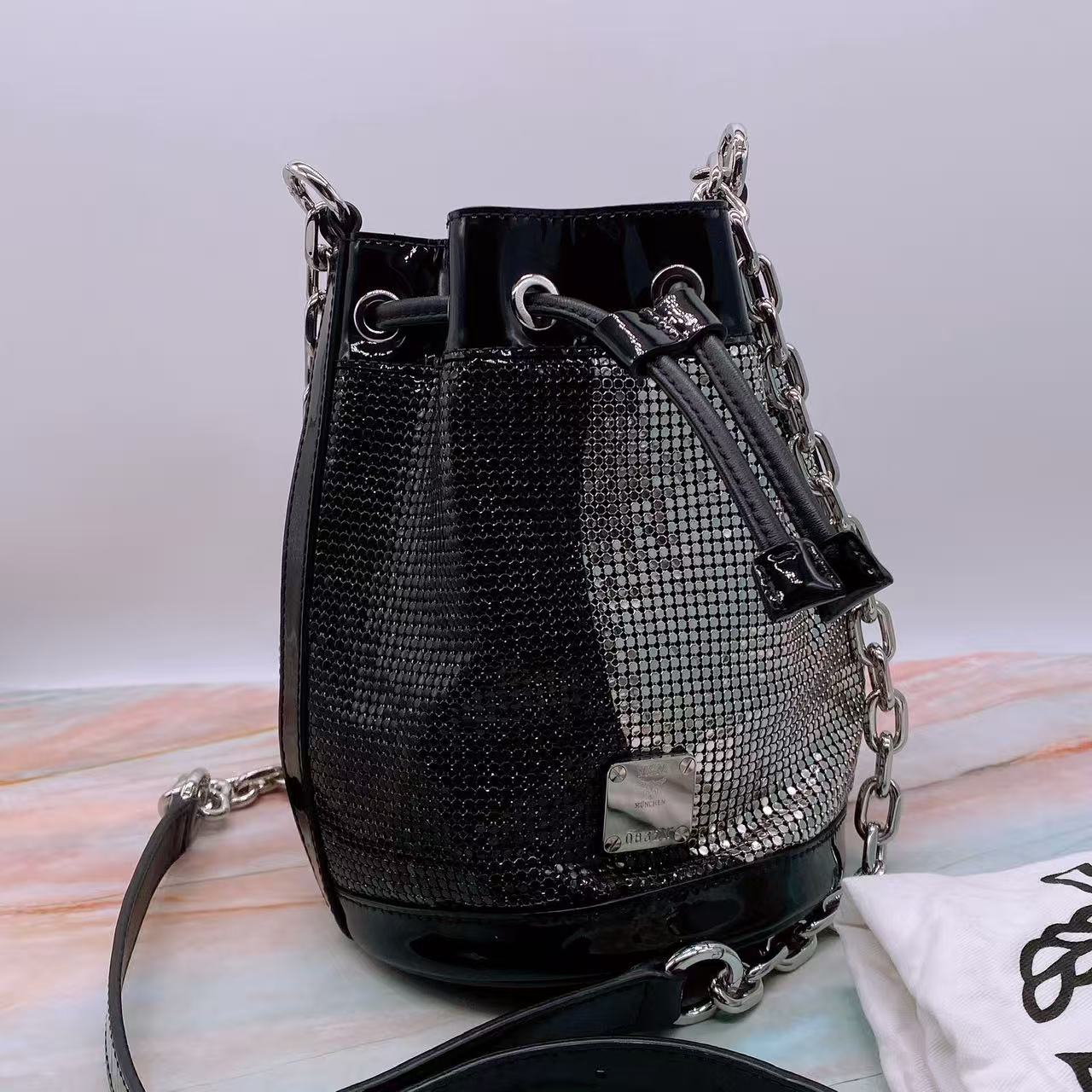 (Preorder) Limited Edition MCM MUNCHEN Small Bucket bag