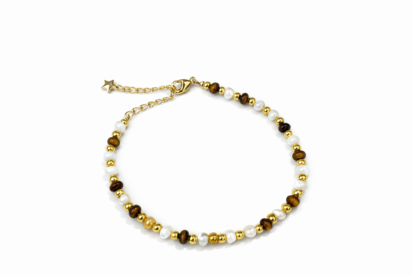 Bead string bracelet
