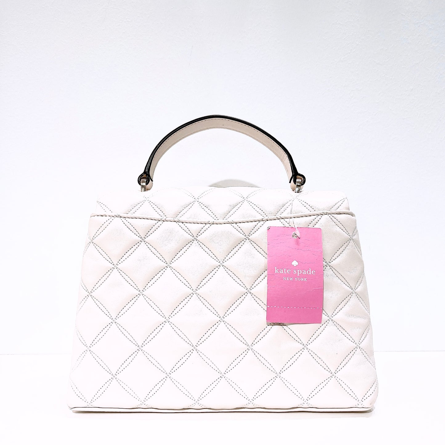Kate Spade Natalia Smooth Quilted Leather Top Handle Satchel