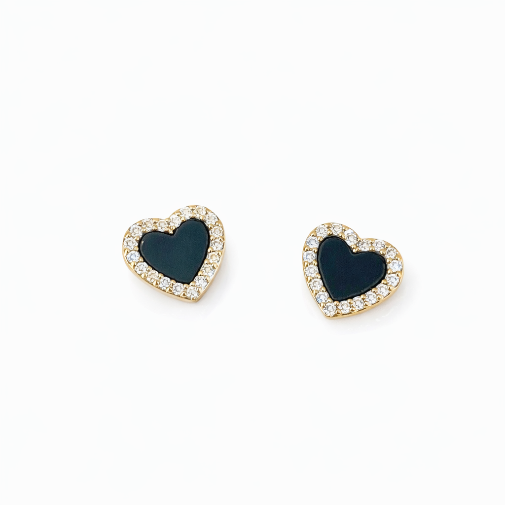 Mini Heart Stud Earrings