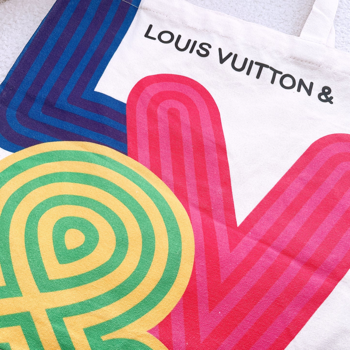 Louis Vuitton Limited Edition Exhibition Canvas Tote