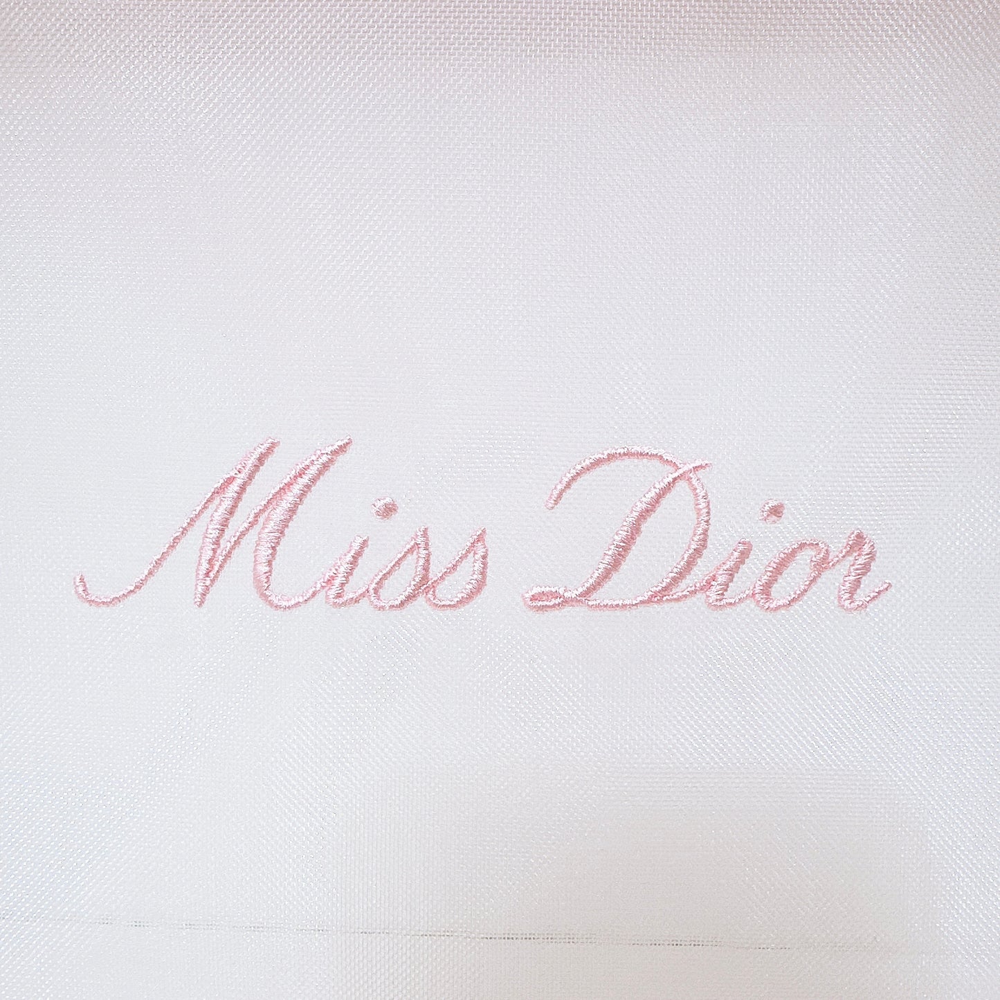 Dior beauty mesh pink pouch gift