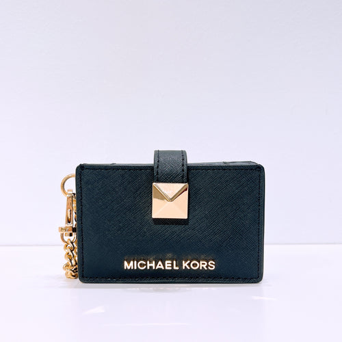 Michael Kors KARLA Accordion Card Case Black